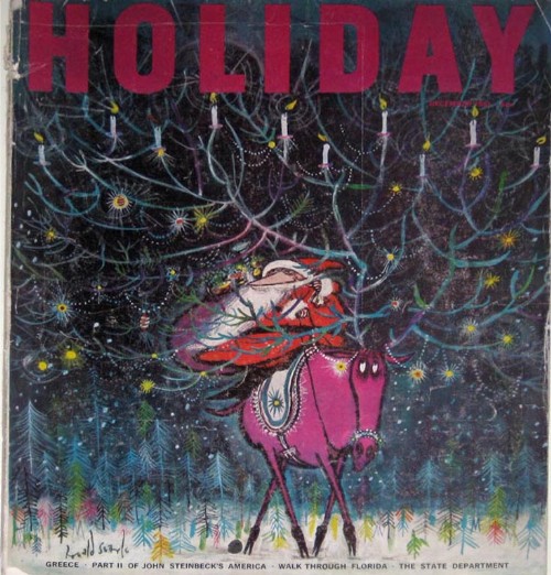 Ronald Searle, Holiday magazine, Punch magazine, Lilliput magazine
